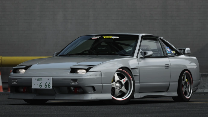 Team Excite! Nissan 180SX RPS13 Drift Car for Assetto Corsa